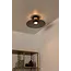 MENGA - Flush ceiling light - Ø 40 cm - LED Dim. - 1x12W 2700K - Smoke Grey - 25117/10/65