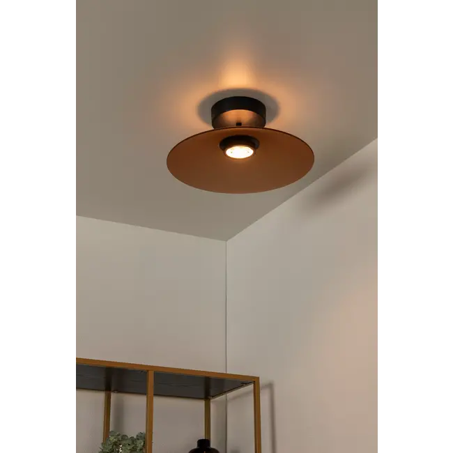 MENGA - Flush ceiling light - Ø 40 cm - LED Dim. - 1x12W 2700K - Amber - 25117/10/62