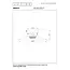 MENGA - Flush ceiling light - Ø 40 cm - LED Dim. - 1x10W 2700K - Opal - 25117/10/61