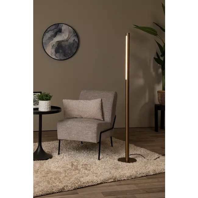 GRIFFITH - Vloerlamp - Ø 21 cm - LED Dimb. - 1x18W 2700K/4000K - Brons - 24703/17/04