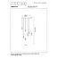 GRIFFITH - Hanglamp - Ø 38 cm - LED Dimb. - 6x7,6W 2700K/4000K - Brons - 24403/42/04