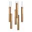 GRIFFITH - Hanglamp - Ø 38 cm - LED Dimb. - 6x7,6W 2700K/4000K - Brons - 24403/42/04