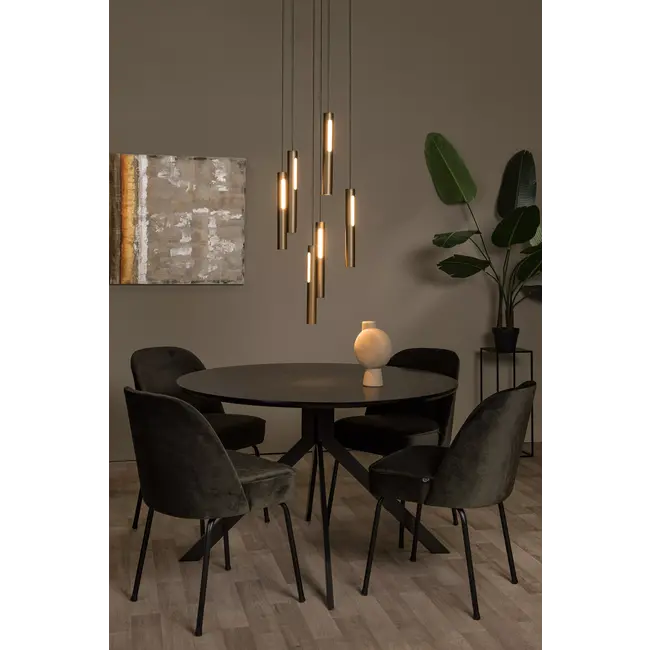 GRIFFITH - Suspension - Ø 38 cm - LED Dim. - 6x7,6W 2700K/4000K - Bronze - 24403/42/04