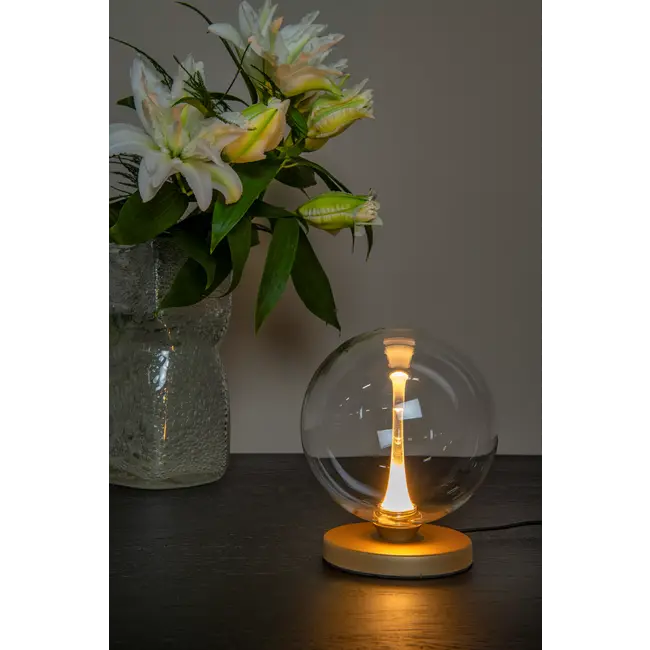 GISELA - Tafellamp - Ø 16 cm - LED - 1x4W 2700K - Transparant - 13594/04/60