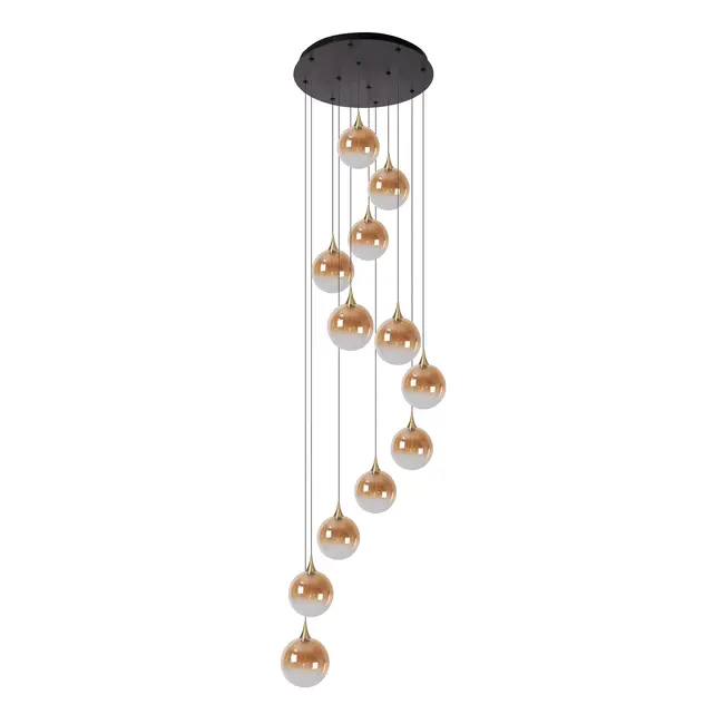 GISELA - Pendant light - Ø 61 cm - LED Dim. - 12x3,6W 2700K - Amber - 13494/44/62