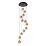 GISELA - Pendant light - Ø 61 cm - LED Dim. - 12x3,6W 2700K - Amber - 13494/44/62