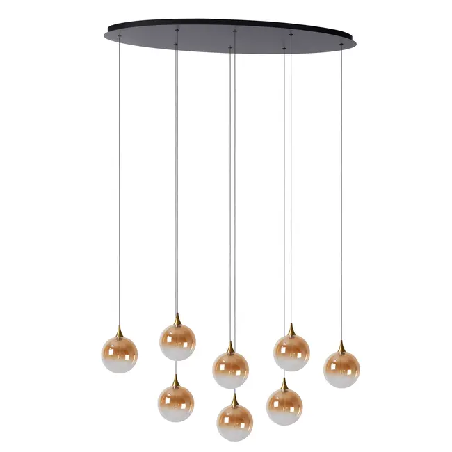 GISELA - Hanglamp - LED Dimb. - 8x3,9W 2700K - Amber - 13494/29/62
