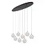 GISELA - Hanglamp - LED Dimb. - 8x3,9W 2700K - Transparant - 13494/29/60