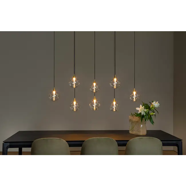 GISELA - Hanglamp - LED Dimb. - 8x3,9W 2700K - Transparant - 13494/29/60