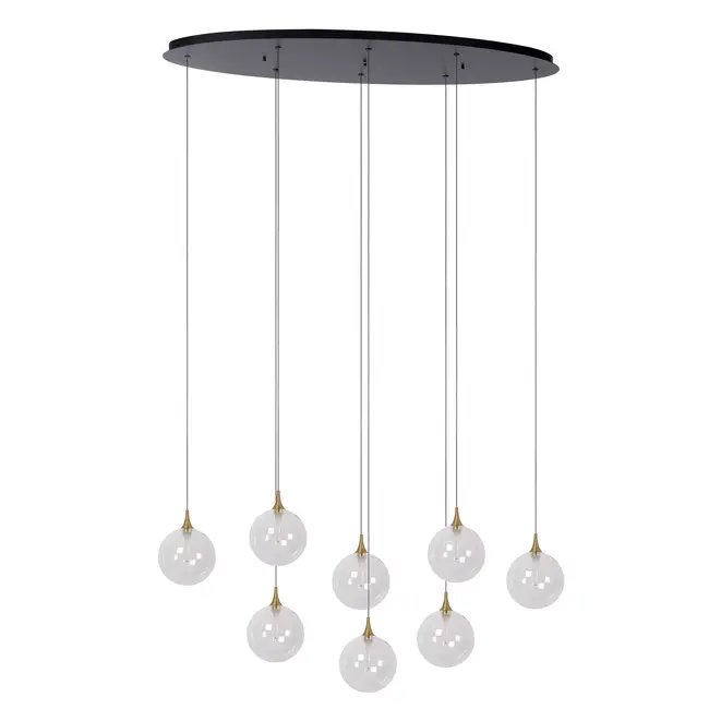 GISELA - Pendant light - LED Dim. - 8x3,9W 2700K - Transparant - 13494/29/60