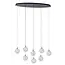 GISELA - Hanglamp - LED Dimb. - 8x3,9W 2700K - Transparant - 13494/29/60