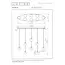 GISELA - Hanglamp - LED Dimb. - 8x3,9W 2700K - Transparant - 13494/29/60