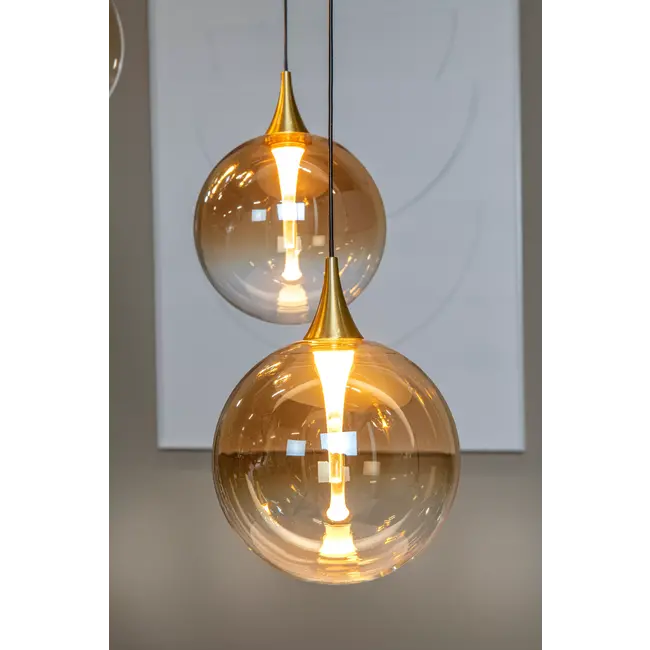 GISELA - Hanglamp - Ø 48 cm - LED Dimb. - 5x3,8W 2700K - Amber - 13494/18/62