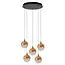 GISELA - Pendant light - Ø 48 cm - LED Dim. - 5x3,8W 2700K - Amber - 13494/18/62