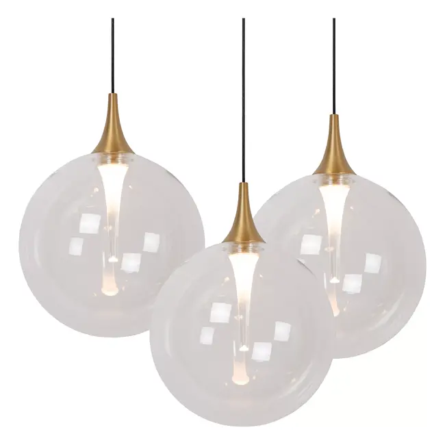 GISELA - Suspension - Ø 48 cm - LED Dim. - 5x3,8W 2700K - Transparent - 13494/18/60