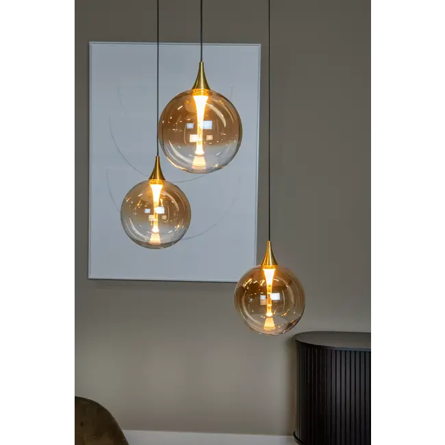 GISELA - Pendant light - Ø 36 cm - LED Dim. - 3x3,6W 2700K - Amber - 13494/11/62