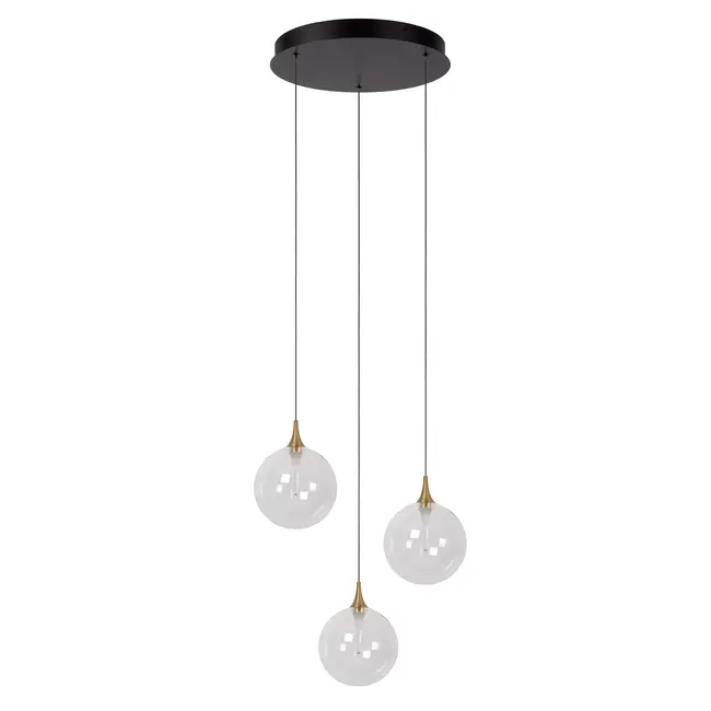 GISELA - Suspension - Ø 36 cm - LED Dim. - 3x3,6W 2700K - Transparent - 13494/11/60