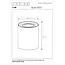 TUBE - Table lamp - Ø 9,6 cm - LED Dim. - GU10 - 1x5W 2600K/2800K - 3 StepDim - Matt Gold / Brass - 22552/05/02