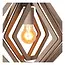 MAURO - Children's room pendant lamp - 1xE27 - Taupe - 77489/01/41