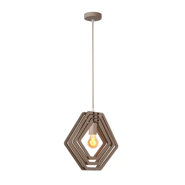 MAURO - Suspension chambre enfant - 1xE27 - Taupe - 77489/01/41