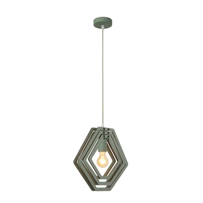 MAURO - Pendant light Children - 1xE27 - Green - 77489/01/33