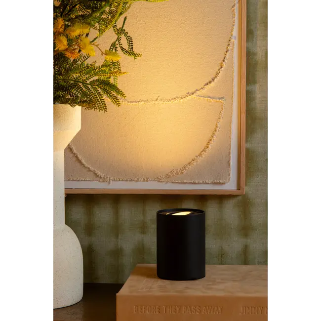 TUBE - Table lamp - Ø 9,6 cm - LED Dim. - GU10 - 1x5W 2600K/2800K - 3 StepDim - Black - 22552/05/30