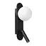 KELLY - Bedlamp / Wandlamp - LED - 1x3,5W 3000K - Zwart - 77287/05/30