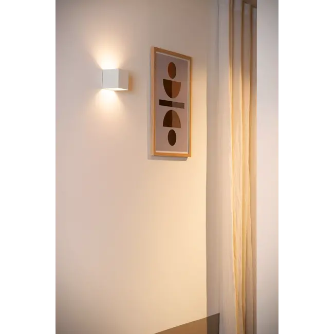 VERTIGO - Oplaadbare Wandlamp Binnen/Buiten - Accu/Batterij - LED Dimb. - 1x6W 2700K - IP54 - Beweging & dag/nacht sensor - Wit - 27250/06/31