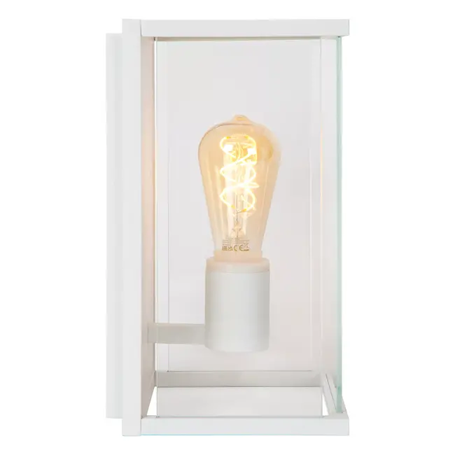 CLAIRE - Wandlamp Binnen/Buiten - 1xE27 - IP54 - Wit - 27883/01/31