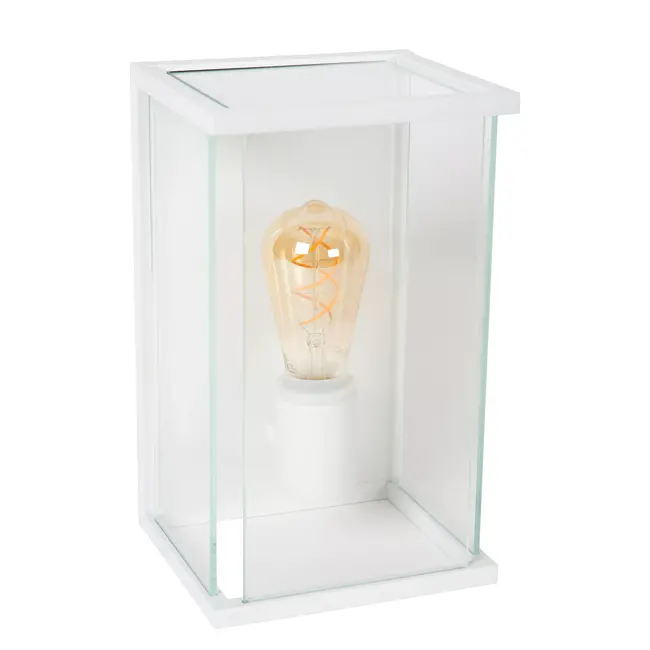 CLAIRE - Wandlamp Binnen/Buiten - 1xE27 - IP54 - Wit - 27883/01/31