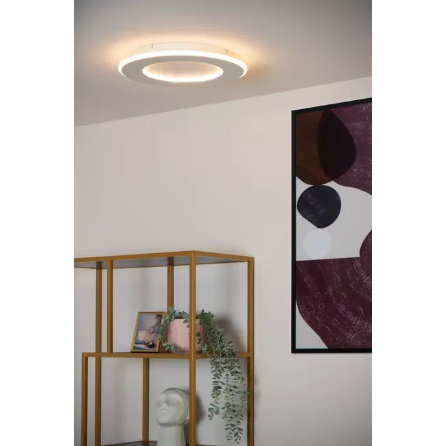 AXELLE - Plafonnier - Ø 39,6 cm - LED Dim. - 1x24W 2700K - 3 StepDim - Blanc - 44110/24/31