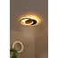 AXELLE - Flush ceiling light - LED Dim. - 1x24W 2700K - 3 StepDim - Black - 44112/24/30
