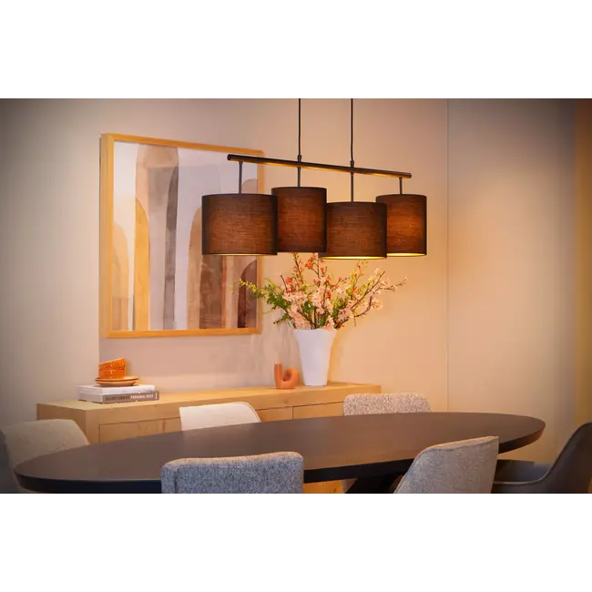 MAYA - Pendant light - 4xE27 - Black - 45409/04/30