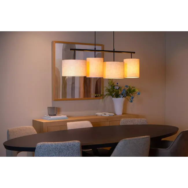 MAYA - Pendant light - 4xE27 - Cream - 45409/04/38