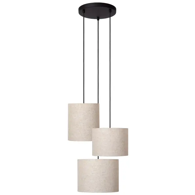 MAYA - Suspension - Ø 46 cm - 3xE27 - Crème - 45409/13/38
