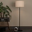 MAYA - Floor lamp - Ø 45 cm - 1xE27 - Cream - 45709/81/38