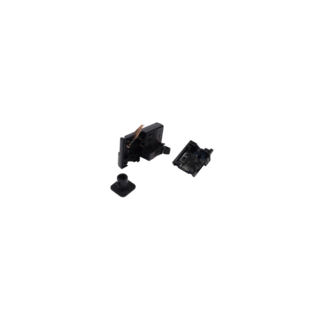 Wever & Ducré Three-phase rail system Track adapter Black