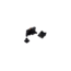 Three-phase rail system Track adapter Black