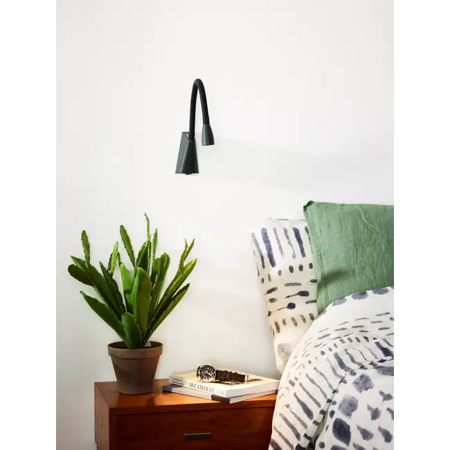 Lucid GALEN-LED - Bedside lamp / Wall lamp - LED - 1x3W 3000K - Black