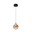 Lucide Premium GISELA - Hanglamp - Ø 16 cm - LED Dimb. - 1x5W 2700K - Amber