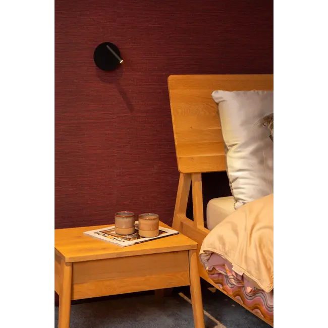 JOLIJN - Lampe de chevet / Applique mural Rechargeable - Batterie/Piles - Ø 10,2 cm - LED - 1x2W 3000K - Magnétique - Noir - 77288/03/30