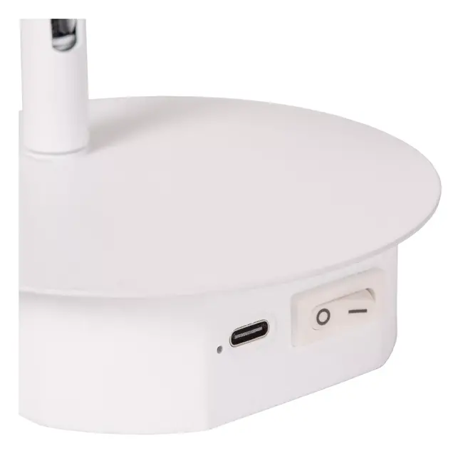 JOLIJN - Rechargeable Bedside lamp / Wall light - Battery pack/batteries - Ø 10,2 cm - LED - 1x2W 3000K - Magnetic - White - 77288/03/31