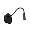 JOLIJN - Oplaadbare Bedlamp / Wandlamp - Accu/Batterij - Ø 11 cm - LED - 1x2W 3000K - Magnetisch - Zwart - 77289/03/30