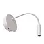 JOLIJN - Oplaadbare Bedlamp / Wandlamp - Accu/Batterij - Ø 11 cm - LED - 1x2W 3000K - Magnetisch - Wit - 77289/03/31