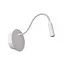 JOLIJN - Oplaadbare Bedlamp / Wandlamp - Accu/Batterij - Ø 11 cm - LED - 1x2W 3000K - Magnetisch - Wit - 77289/03/31