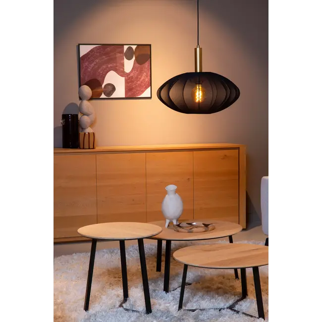 CORINA - Pendant light - Ø 50 cm - 1xE27 - Black - 03447/52/30