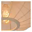 CORINA - Pendant light - Ø 50 cm - 1xE27 - Cream - 03447/52/38