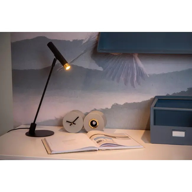 ALEC - Lampe de table - LED Dim. - G9 - 1x3W 2700K - Abat-jour interchangeables inclus - Noir - 03546/03/30