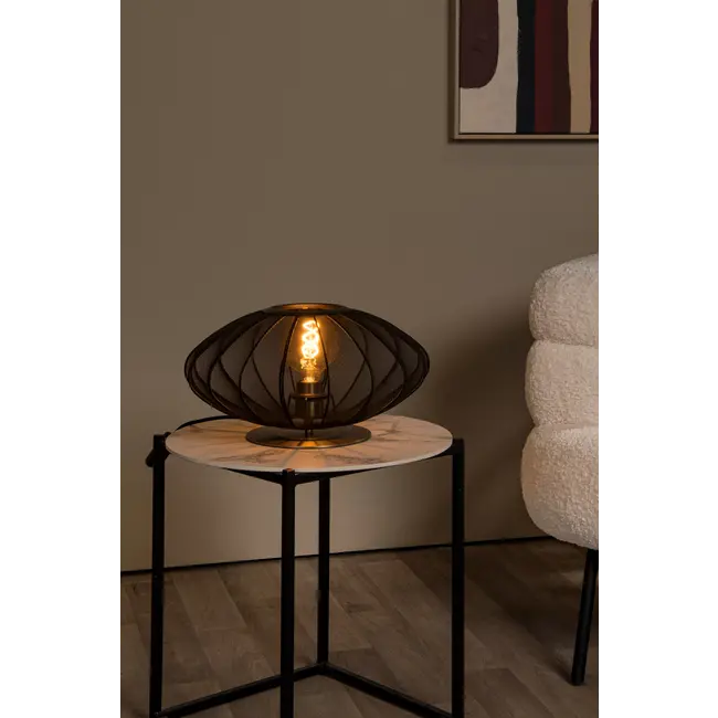 CORINA - Table lamp - Ø 40 cm - 1xE27 - Black - 03547/40/30