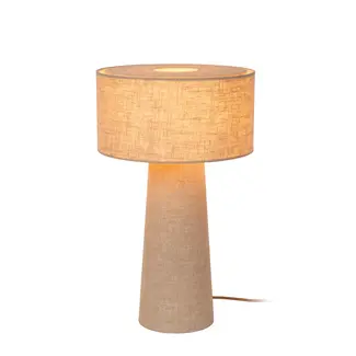 Lucide LEEROY - Table lamp - Ø 30 cm - 1xE27 - Taupe
